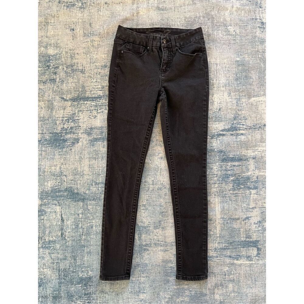 Seven7 Black Skinny Jeans Size 4